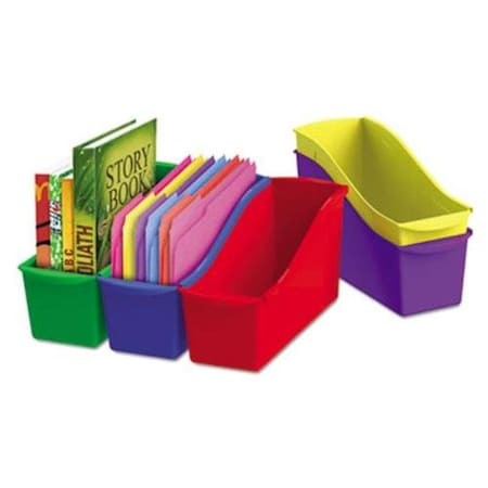Storex Storex Industries 70105U06C Interlocking Book Bins; Plastic 70105U06C